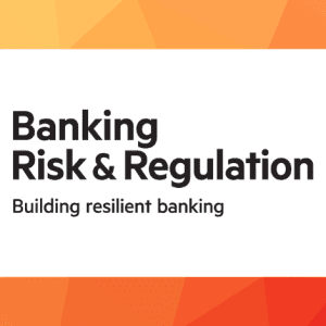 banking risk and regulation logo