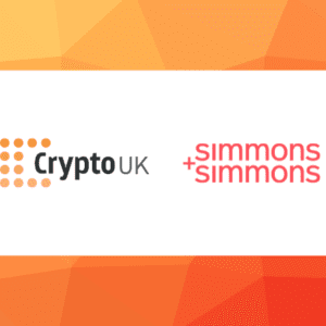 Logos: CryptoUK, Simmons & Simmons
