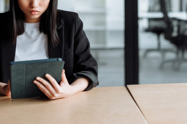 Reading news and papers