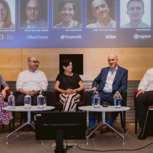 Photos of Su's Panel at Stablecoins Unblocked 2026