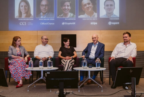 Photos of Su's Panel at Stablecoins Unblocked 2026